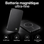 Batterie Magnétique Ultra-Fine 10 000 mAh
