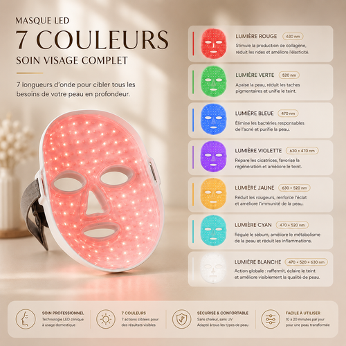 Masque LED Pro X1
